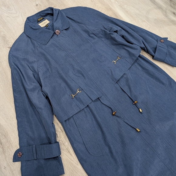 Vintage sequence women's Blue Coat size 11/12 - Picture 6 of 13